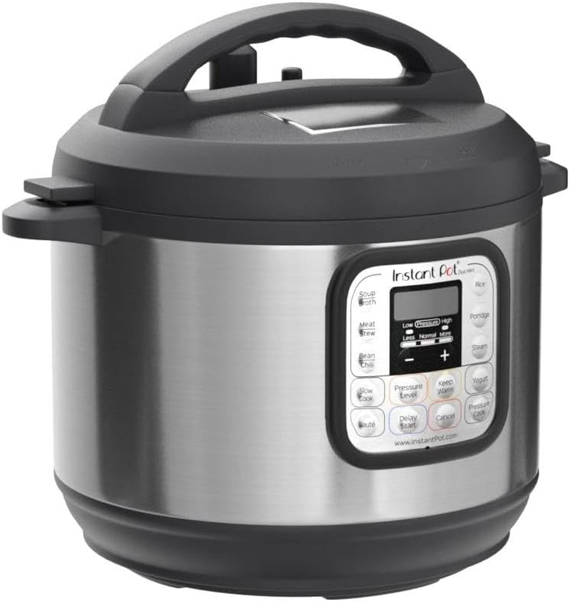 Instant Pot Duo 7-In-1 Mini Electric Pressure Cooker, Slow Rice Cooker, Steamer, Sauté, Yogurt Maker, Warmer & Sterilizer, Includes Free App with over 1900 Recipes, Stainless Steel, 3 Quart