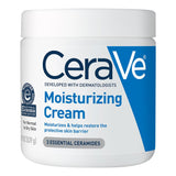 Cerave Moisturizing Cream | Body and Face Moisturizer for Dry Skin | Body Cream with Hyaluronic Acid and Ceramides | Daily Moisturizer | Oil-Free | Fragrance Free | Non-Comedogenic | 19 Ounce