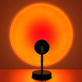 Sunset Lamp, Projector Sunset Light 10W LED Projection Night Light 180 Degree Rotation Romantic Rainbow Light USB Charging for Photography Party Home Living Room Bedroom Decor, Sunset Red…