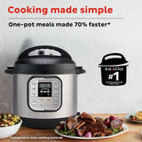 Instant Pot Duo 7-In-1 Mini Electric Pressure Cooker, Slow Rice Cooker, Steamer, Sauté, Yogurt Maker, Warmer & Sterilizer, Includes Free App with over 1900 Recipes, Stainless Steel, 3 Quart