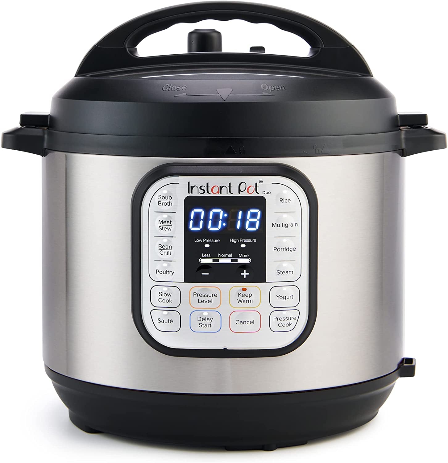 Instant Pot Duo 7-In-1 Mini Electric Pressure Cooker, Slow Rice Cooker, Steamer, Sauté, Yogurt Maker, Warmer & Sterilizer, Includes Free App with over 1900 Recipes, Stainless Steel, 3 Quart