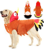 BWOGUE Turkey Dog Costume Thanksgiving Apparel Pet Costume for Dogs and Cats