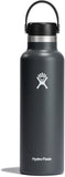 Hydro Flask Stainless Steel Standard Mouth Water Bottle with Flex Cap and Double-Wall Vacuum Insulation