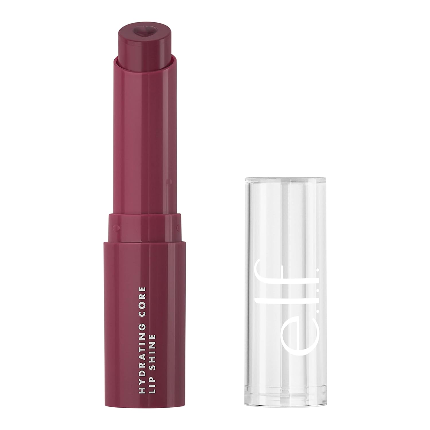 E.L.F. Hydrating Core Lip Shine, Conditioning & Nourishing Lip Balm, Sheer Color Tinted Chapstick, Ecstatic, 0.09 Oz