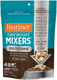 Instinct Raw Boost Mixers Freeze Dried Dog Food Toppers for Dry Food, Grain Free Dog Food Toppers with Chicken for Dogs - Gut Health, 5.5 Oz