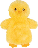 Crinkle Dog Toy for All Breeds - Plush No-Stuffing Duck with Soft Squeaker, Ideal for Indoor Play and Chewing - Yellow