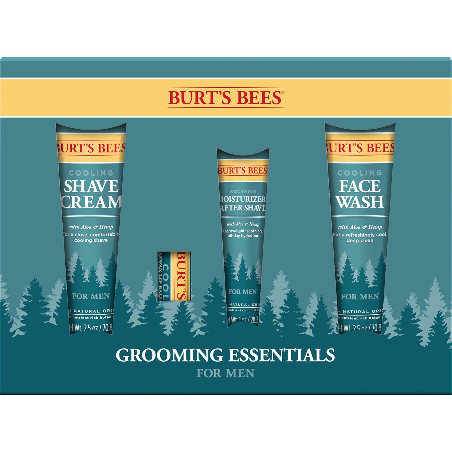 Burt'S Bees Christmas Gifts, 6 Stocking Stuffers Products, Timeless Minis Kit - Original Beeswax Lip Balm, Coconut Foot Cream, Milk Honey Body Lotion, Deep Cleansing Cream, Res-Q Ointment & Hand Salve