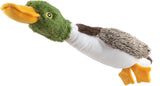 Crinkle Dog Toy for All Breeds - Plush No-Stuffing Duck with Soft Squeaker, Ideal for Indoor Play and Chewing - Yellow