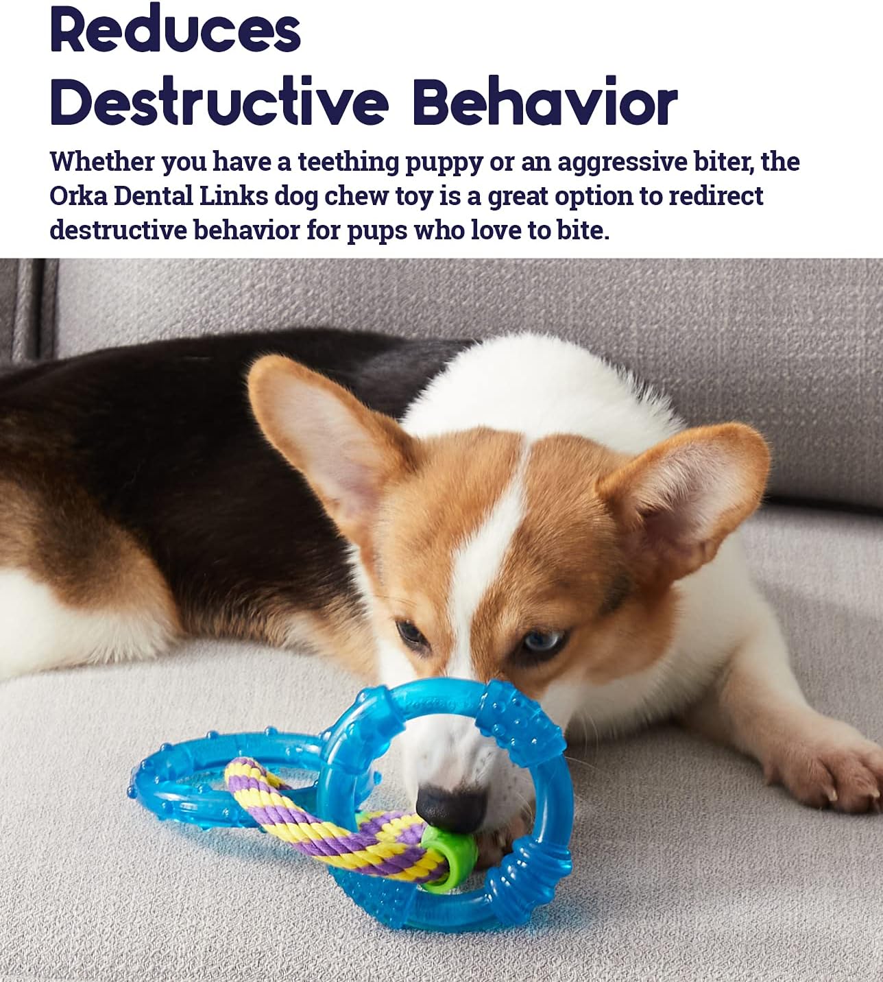 Petstages Orka Dental Links Dog Chew Toy