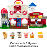 Fisher-Price Little People Toddler Learning Toy Caring for Animals Farm Playset with Smart Stages for Pretend Play Kids Ages 1+ Years​