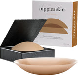 Nippies Nipple Cover - Sticky Adhesive Silicone Nipple Pasties - Reusable Pasty Nipple Covers for Women with Travel Box