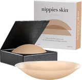 Nippies Nipple Cover - Sticky Adhesive Silicone Nipple Pasties - Reusable Pasty Nipple Covers for Women with Travel Box