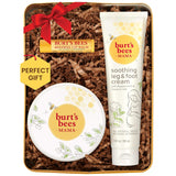 Burt'S Bees Christmas Gifts, 6 Stocking Stuffers Products, Timeless Minis Kit - Original Beeswax Lip Balm, Coconut Foot Cream, Milk Honey Body Lotion, Deep Cleansing Cream, Res-Q Ointment & Hand Salve