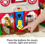 Fisher-Price Little People Toddler Learning Toy Caring for Animals Farm Playset with Smart Stages for Pretend Play Kids Ages 1+ Years​