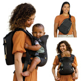 Infantino Flip Advanced 4-In-1 Carrier - Ergonomic, Convertible, Face-In and Face-Out Front and Back Carry for Newborns and Older Babies 8-32 Lbs