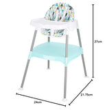 Evenflo 4-In-1 Eat & Grow Convertible High Chair, Polyester