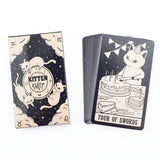 Kitten Tarot Oracle Card Deck – Fate Divination & Family Entertainment Game