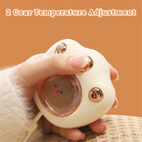 Fast USB Hand Warmer - Rechargeable Cat Paw Design with 1200mAh Battery