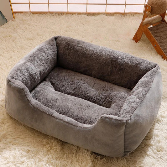 Cozy Cat and Dog Bed - Cushioned Pet Basket for Cats and Small Dogs, Ideal for Comfort and Relaxation