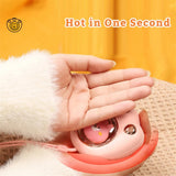 Fast USB Hand Warmer - Rechargeable Cat Paw Design with 1200mAh Battery