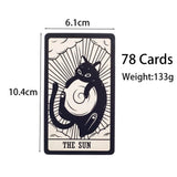 Kitten Tarot Oracle Card Deck – Fate Divination & Family Entertainment Game