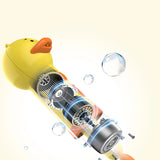 USB Rechargeable Yellow Duck Electric Foam Soap Dispenser for Pet Bathing and Cleaning