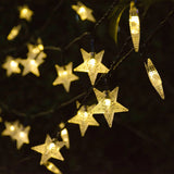 Solar Star String Lights 100LED 8 Modes Outdoors Twinkle Fairy Lights Waterproof Star Twinkle Lights for Lawn Gardens Patio