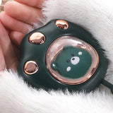 Fast USB Hand Warmer - Rechargeable Cat Paw Design with 1200mAh Battery