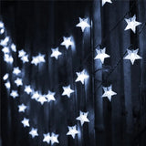 Solar Star String Lights 100LED 8 Modes Outdoors Twinkle Fairy Lights Waterproof Star Twinkle Lights for Lawn Gardens Patio