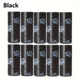 300 Count Dog Poop Bags – Leak-Proof, Thick, and Durable for Outdoor Walks – 20 Rolls, Black or Green, Polyethylene Material